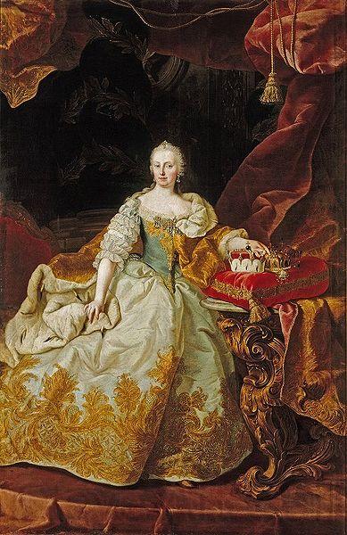 MEYTENS, Martin van Portrait of Maria Theresia of Austria
